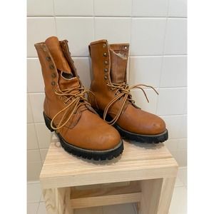 Santa Rosa Brand Leather Boots Altered Men's 7 Women's 8.5 / 9